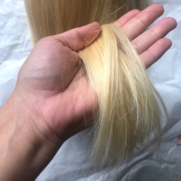 26” lace front blonde 613 T line human hair wig - Picture 10 of 15